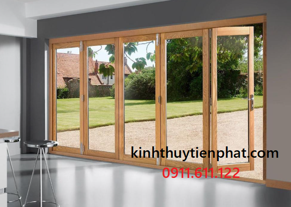 Tiến Phát - Địa chỉ cung cấp, lắp đặt cửa kính cường lực khung gỗ tại phường Tân Định, quận 1