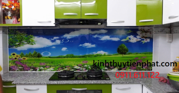 Ứng dụng khi sử dụng kính ốp bếp tại Thái Nguyên Ứng dụng khi sử dụng kính ốp bếp tại Thái Nguyên
