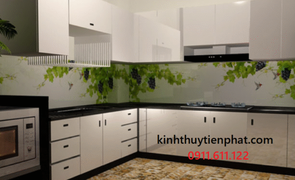 Kính màu ốp bếp phù hợp với phong thuỷ tại phường 4, quận 8 Kính màu ốp bếp phù hợp với phong thuỷ tại phường 4, quận 8