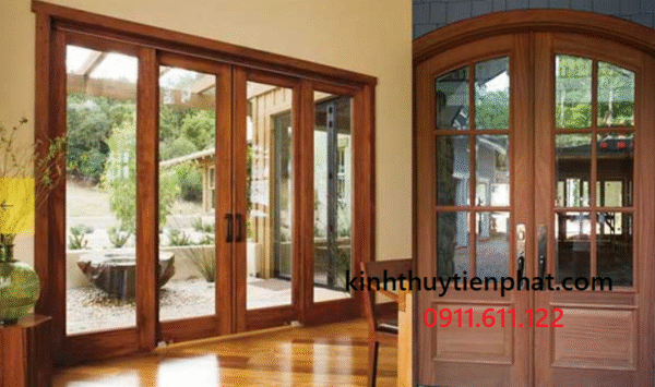 Cấu tạo cửa kính cường lực khung gỗ Cấu tạo cửa kính cường lực khung gỗ