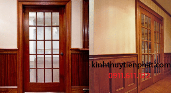 Tiến Phát - Đơn vị lắp đặt cửa kính cường lực khung gỗ tại Hải Phòng Tiến Phát - Đơn vị lắp đặt cửa kính cường lực khung gỗ tại Hải Phòng