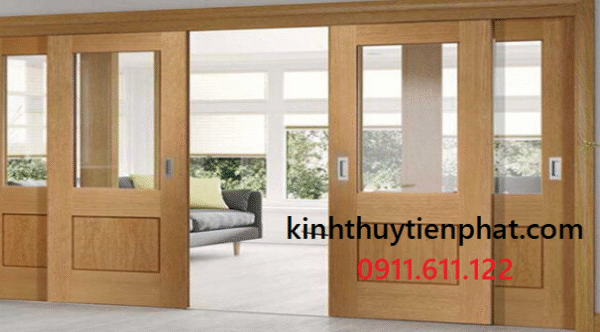 Tiến Phát - Địa chỉ lắp đặt cửa kính cường lực khung gỗ tại phường Nhiêu Lộc, quận 3