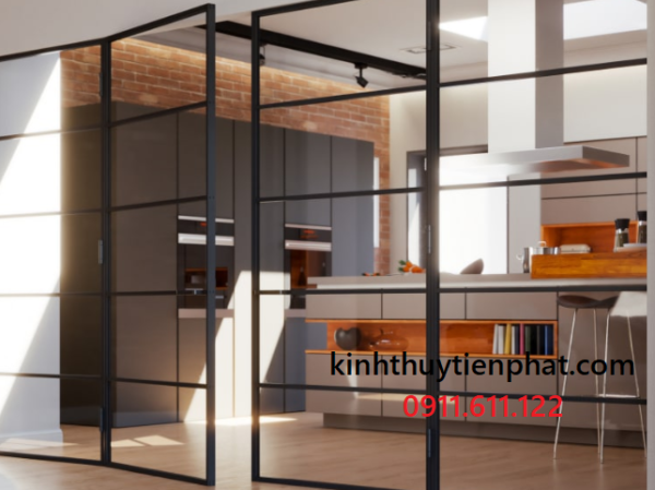 Ưu điểm và hạn chế vách kính cường lực khung gỗ tại quận Tân Phú, tphcm