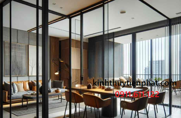 Tiến Phát - Đơn vị lắp đặt vách kính cường lực khung gỗ tại Đồng Tháp Tiến Phát - Đơn vị lắp đặt vách kính cường lực khung gỗ tại Đồng Tháp